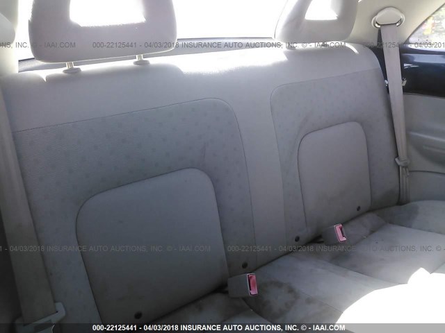 3VWBK21C41M464461 - 2001 VOLKSWAGEN NEW BEETLE GL 蓝色 照片 8