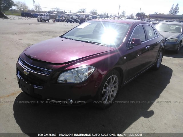 1G1ZK57708F205174 - 2008 CHEVROLET MALIBU LTZ 栗色 照片 2