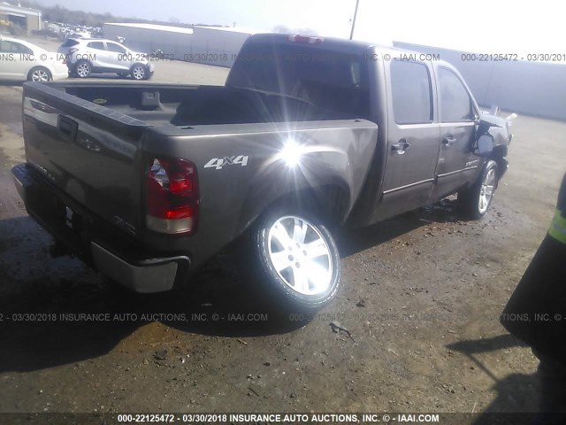 2GTEK13M081222123 - 2008 GMC SIERRA K1500 GRAY photo 4