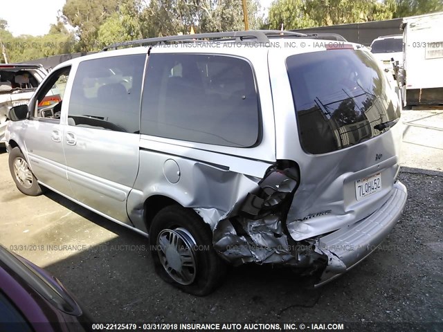 1GNDX13E42D215751 - 2002 CHEVROLET VENTURE LUXURY SILVER photo 3