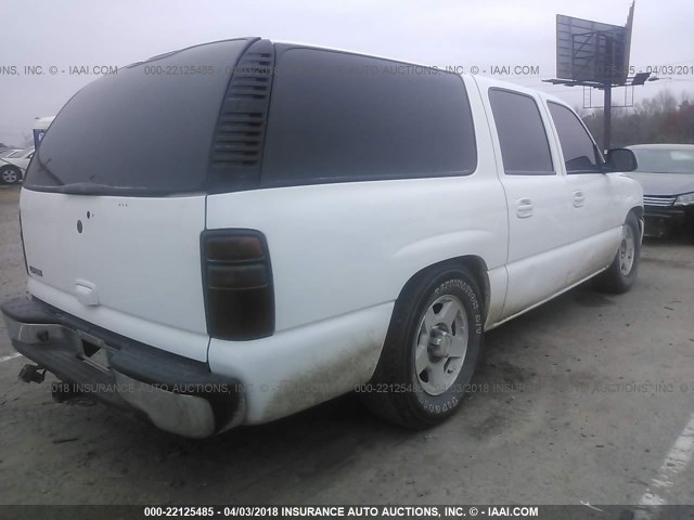 3GKFK16Z94G333416 - 2004 GMC YUKON XL K1500 WHITE photo 4