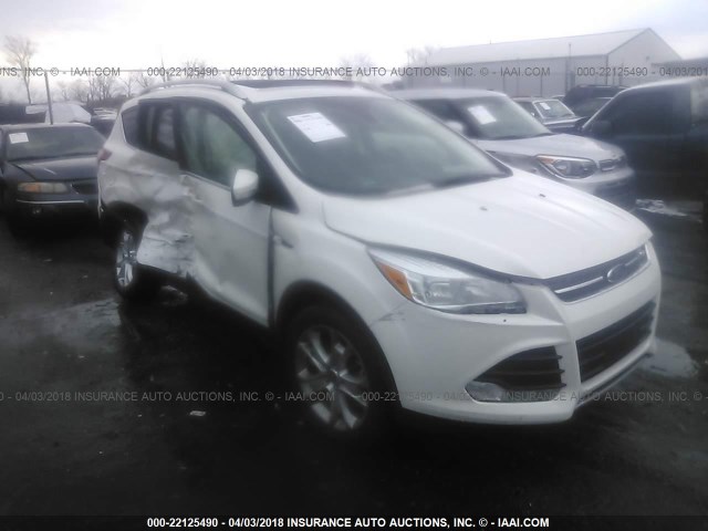 1FMCU0J97GUC38716 - 2016 FORD ESCAPE TITANIUM WHITE photo 1