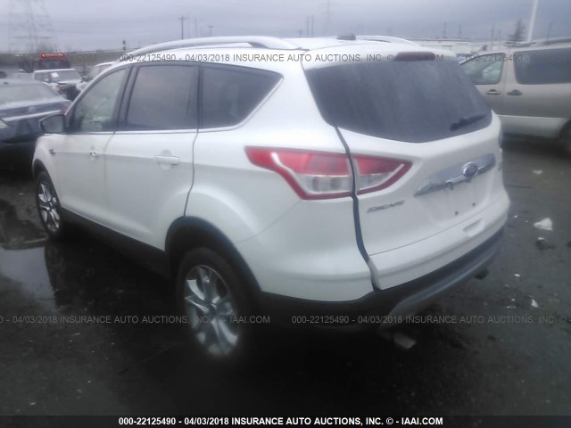 1FMCU0J97GUC38716 - 2016 FORD ESCAPE TITANIUM WHITE photo 3