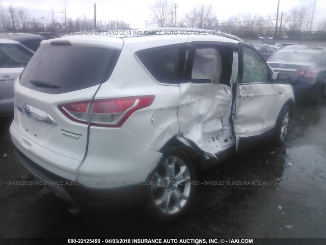 1FMCU0J97GUC38716 - 2016 FORD ESCAPE TITANIUM WHITE photo 4