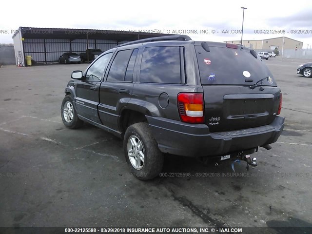 1J4GW48N44C412134 - 2004 JEEP GRAND CHEROKEE LAREDO/COLUMBIA/FREEDOM 灰色 照片 3