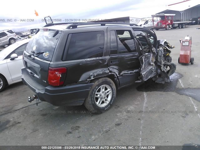 1J4GW48N44C412134 - 2004 JEEP GRAND CHEROKEE LAREDO/COLUMBIA/FREEDOM 灰色 照片 4