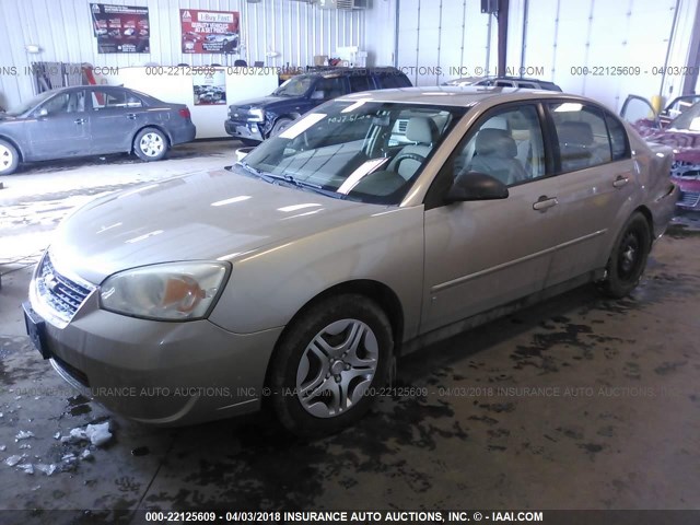 1G1ZS518X6F222675 - 2006 CHEVROLET MALIBU LS 金色 照片 2