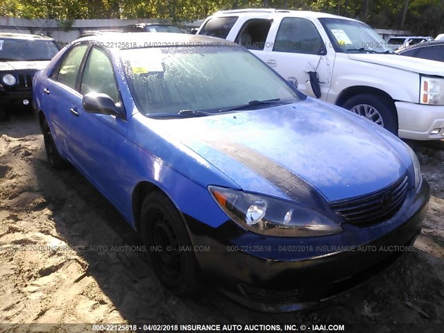 4T1BE32K15U616991 - 2005 TOYOTA CAMRY LE/XLE/SE BLUE photo 1