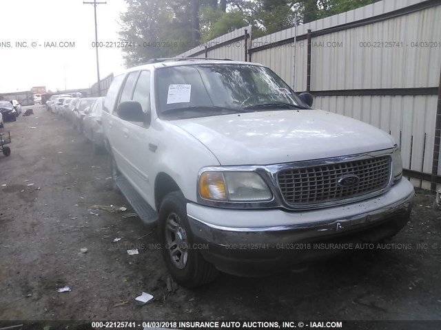 1FMFU16L11LB09391 - 2001 FORD EXPEDITION XLT WHITE photo 1