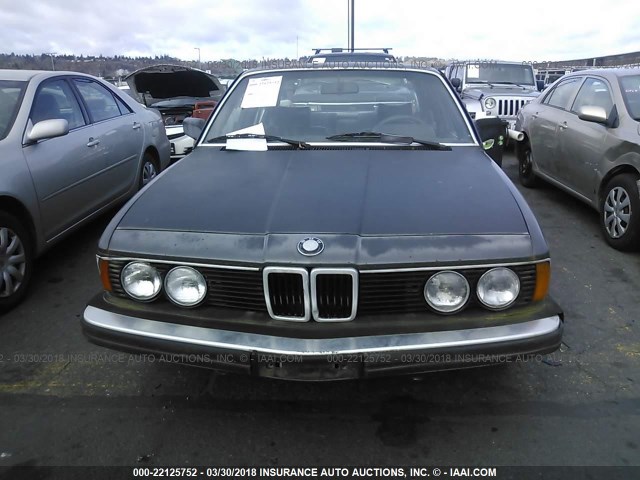 WBAFF8402E9282014 - 1984 BMW 733 I AUTOMATIC GRAY photo 6