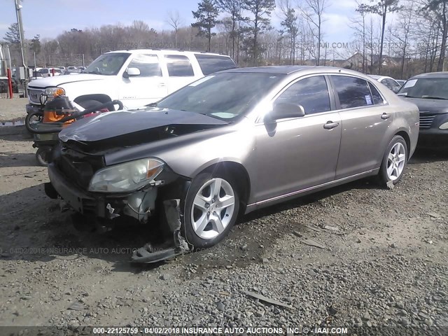 1G1ZC5E0XAF199991 - 2010 CHEVROLET MALIBU 1LT 棕色 照片 2
