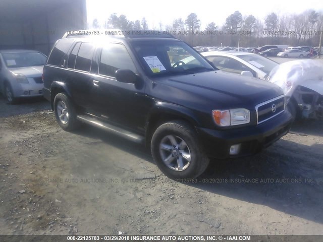 JN8DR09Y43W837517 - 2003 NISSAN PATHFINDER LE/SE BLACK photo 1