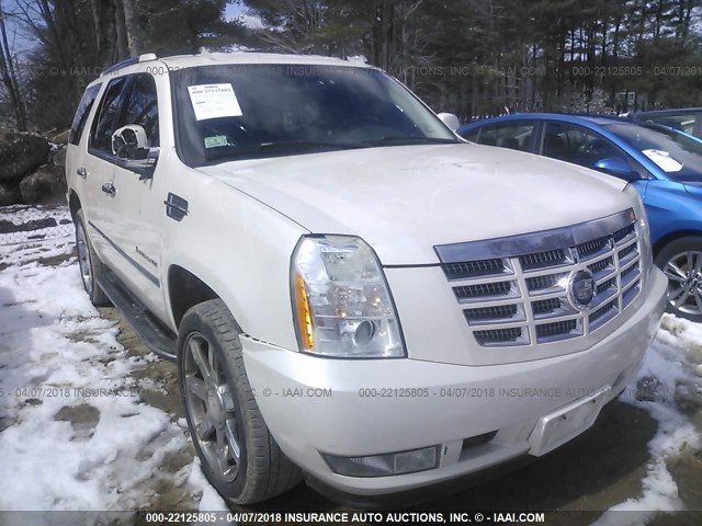 1GYFK63887R241166 - 2007 CADILLAC ESCALADE LUXURY WHITE photo 1