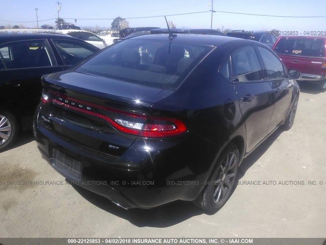 1C3CDFBA0DD309190 - 2013 DODGE DART SXT BLACK photo 4