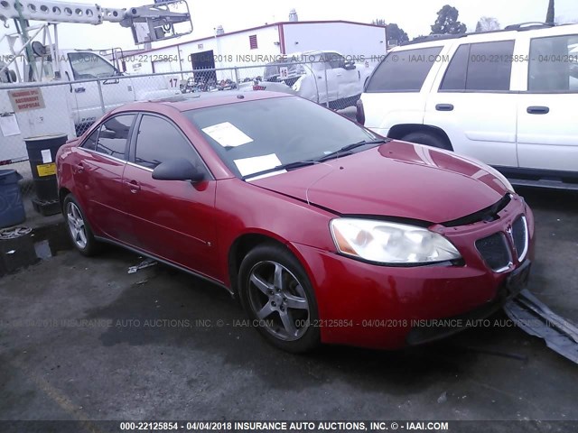 1G2ZG57N974150049 - 2007 PONTIAC G6 SE RED photo 1