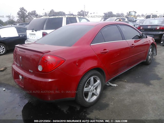 1G2ZG57N974150049 - 2007 PONTIAC G6 SE RED photo 4