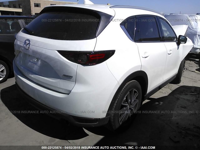 JM3KFADL2H0221913 - 2017 MAZDA CX-5 GRAND TOURING WHITE photo 4