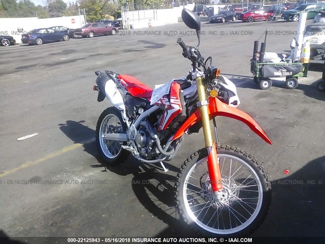 MLHMD4457H5000155 - 2017 HONDA CRF250 L/RL RED photo 1