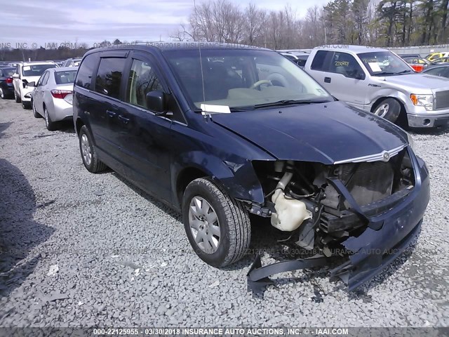 2A8HR44E19R502856 - 2009 CHRYSLER TOWN & COUNTRY LX BLUE photo 1