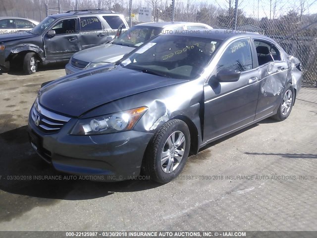 1HGCP2F46BA055193 - 2011 HONDA ACCORD LXP GRAY photo 2