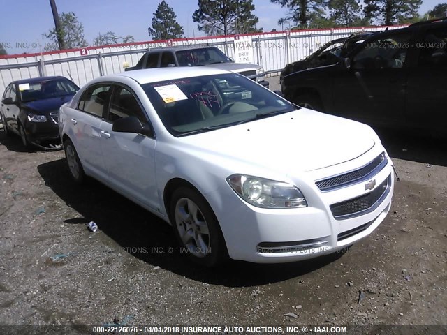1G1ZG57B09F132900 - 2009 CHEVROLET MALIBU LS თეთრი ფოტო 1