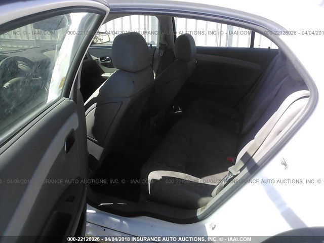 1G1ZG57B09F132900 - 2009 CHEVROLET MALIBU LS თეთრი ფოტო 8