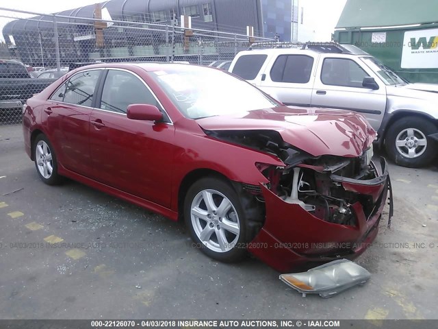 4T1BK46K17U015978 - 2007 TOYOTA CAMRY NEW GENERAT LE/XLE/SE RED photo 1