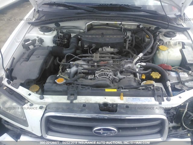 JF1SG65623H719301 - 2003 SUBARU FORESTER 2.5XS Ağ foto 10