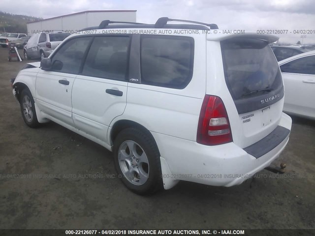 JF1SG65623H719301 - 2003 SUBARU FORESTER 2.5XS Ağ foto 3