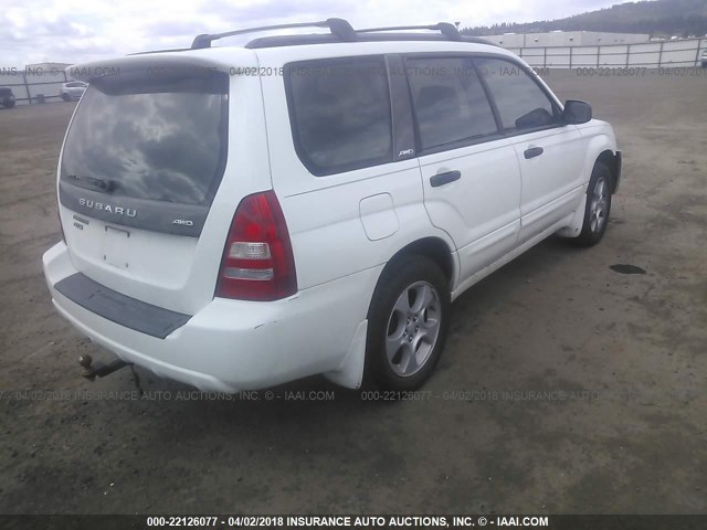 JF1SG65623H719301 - 2003 SUBARU FORESTER 2.5XS Ağ foto 4