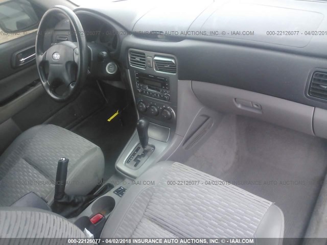 JF1SG65623H719301 - 2003 SUBARU FORESTER 2.5XS Ağ foto 5