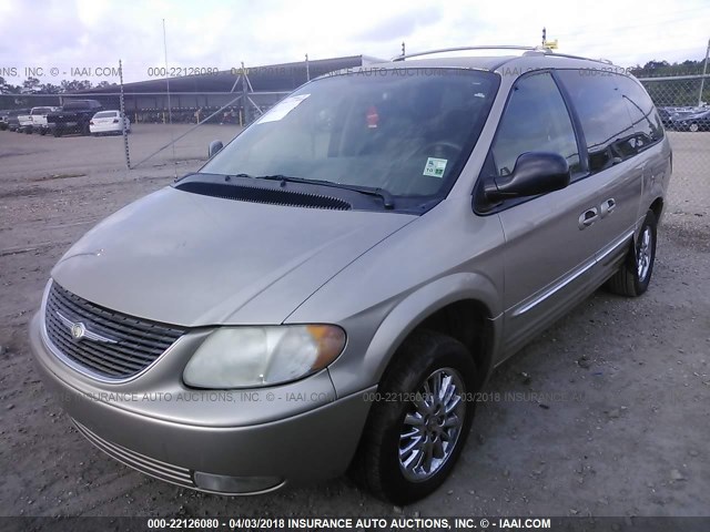 2C8GP64L33R234465 - 2003 CHRYSLER TOWN & COUNTRY LIMITED GOLD photo 2