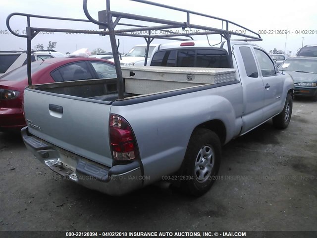 5TETX22N86Z257123 - 2006 TOYOTA TACOMA ACCESS CAB Silber Foto 4