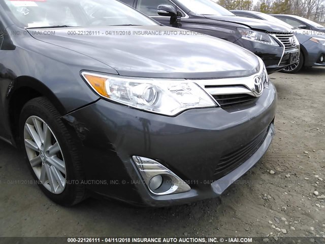 4T1BK1FKXEU026649 - 2014 TOYOTA CAMRY SE/XLE GRAY photo 6