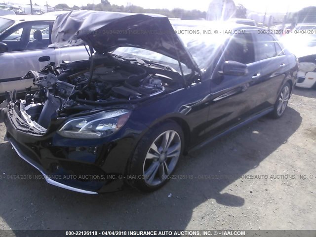 WDDHF5KB7GB254029 - 2016 MERCEDES-BENZ E 350 BLACK photo 2