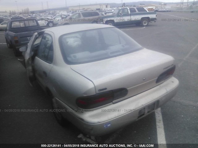 1Y1SK5360RZ029941 - 1994 GEO PRIZM LSI Champagne photo 3