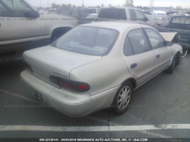 1Y1SK5360RZ029941 - 1994 GEO PRIZM LSI Champagne photo 4