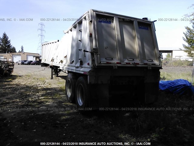 1M9A395228H036423 - 2008 MATE DUMP  SILVER photo 3