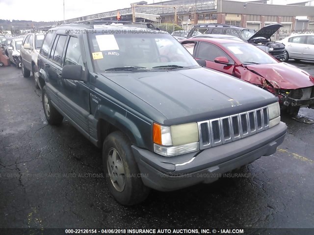 1J4GZ58Y9SC669651 - 1995 JEEP GRAND CHEROKEE LAREDO GREEN photo 1