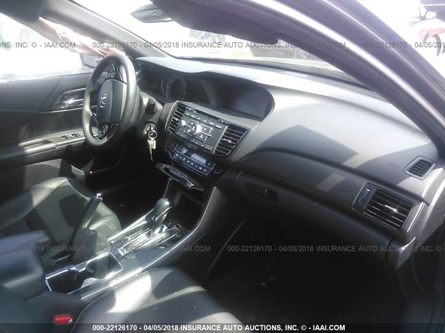 1HGCR2F52GA069263 - 2016 HONDA ACCORD SPORT 灰色 照片 5