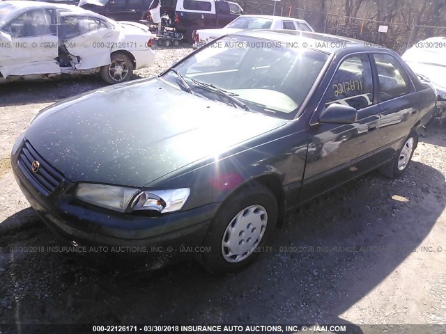 4T1BG22KXXU437789 - 1999 TOYOTA CAMRY CE/LE/XLE 绿色 照片 2