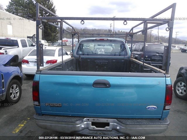 1FTFF2760VKC40742 - 1997 FORD F250 TURQUOISE photo 6