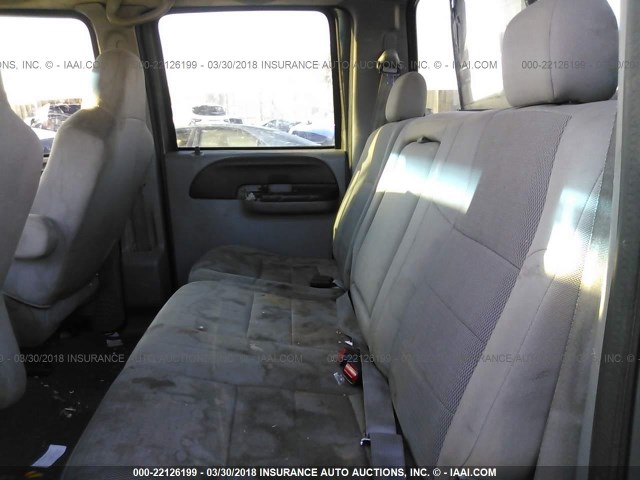 1FTSW20P95EB66592 - 2005 FORD F250 SUPER DUTY GRAY photo 8