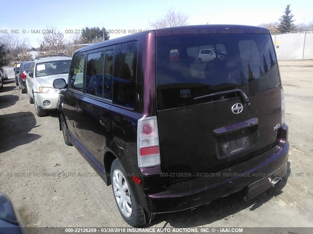 JTLKT324164055189 - 2006 TOYOTA SCION XB მუქწითელი ფოტო 3