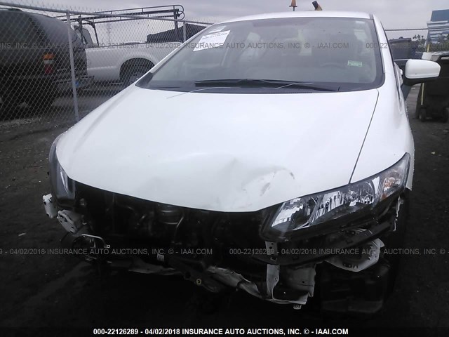 2HGFB2F75FH547372 - 2015 HONDA CIVIC SE WHITE photo 6