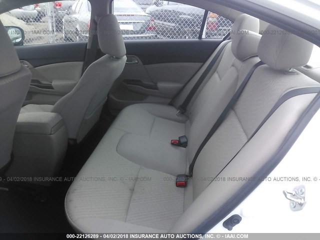 2HGFB2F75FH547372 - 2015 HONDA CIVIC SE WHITE photo 8