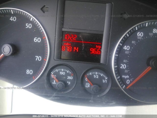 3VWEG71K47M192151 - 2007 VOLKSWAGEN JETTA WOLFSBURG 黑色 照片 7