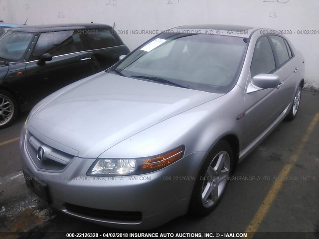 19UUA66276A050327 - 2006 ACURA 3.2TL SILVER photo 2