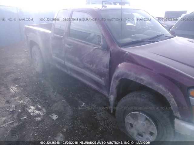 1GCDT49E988215260 - 2008 CHEVROLET COLORADO LT MAROON photo 6