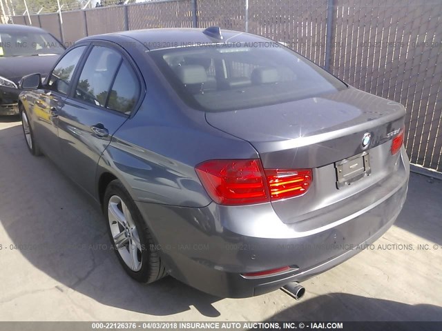 WBA3D3C54EK153113 - 2014 BMW 328 D GRAY photo 3